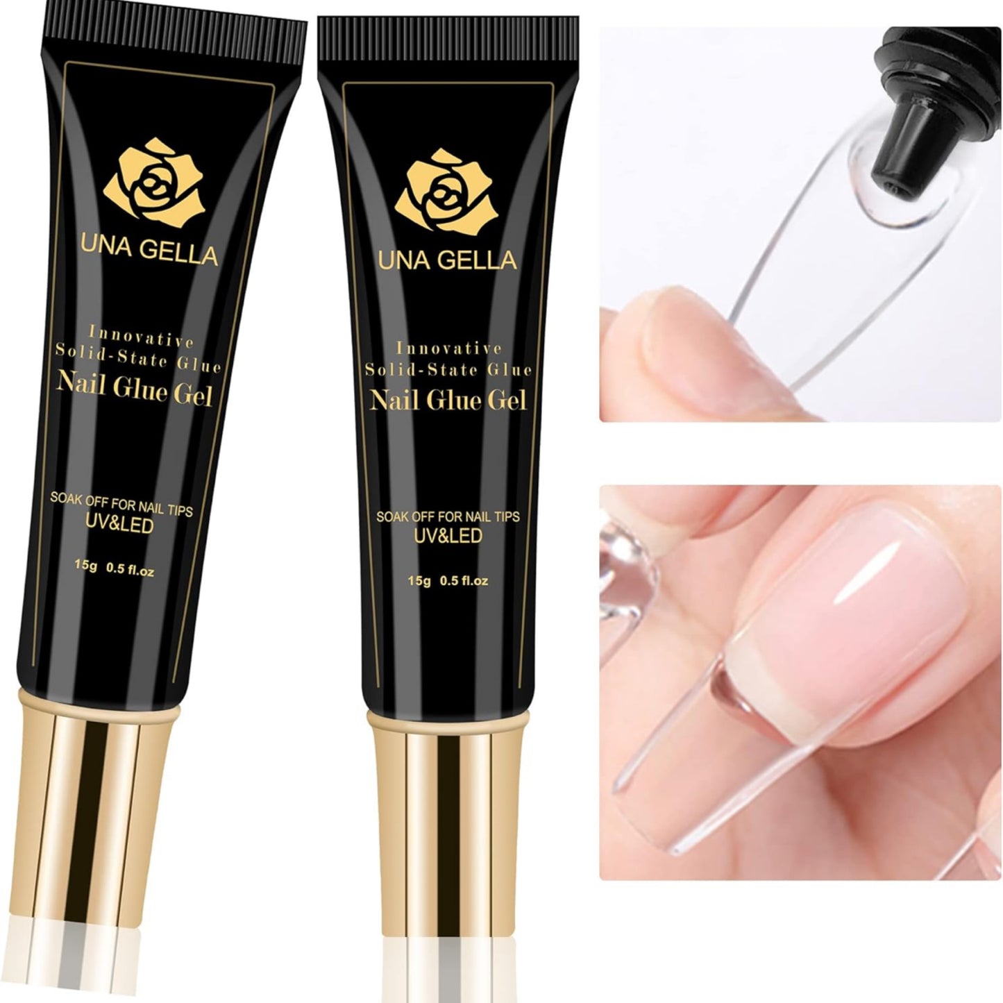 UNA GELLA NAIL GLUE( 2pk)