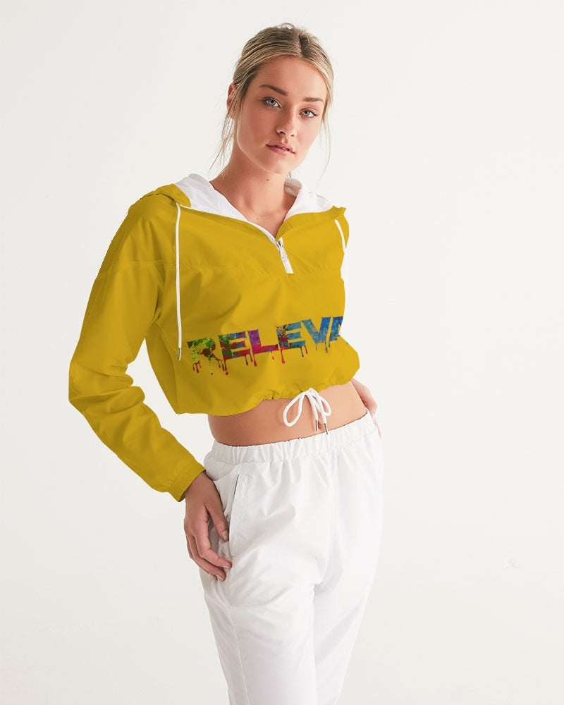 Relevant Overflow Women's Cropped Windbreaker