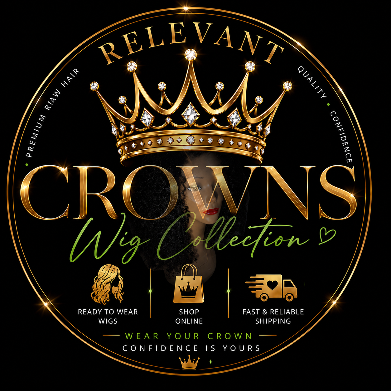 Relevantly Crowned Wigs - READY TO WEAR
