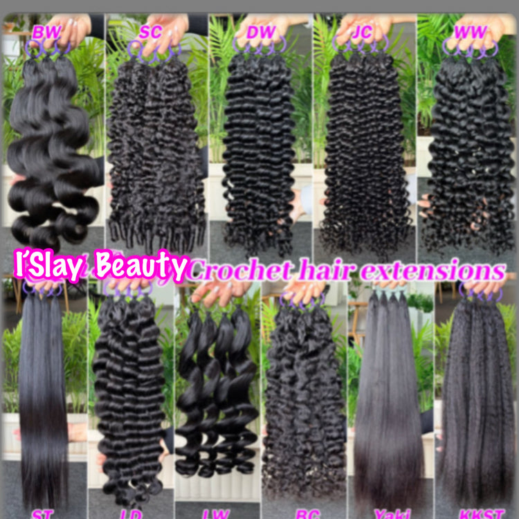 Crochet Hair Bundles (Human Hair)