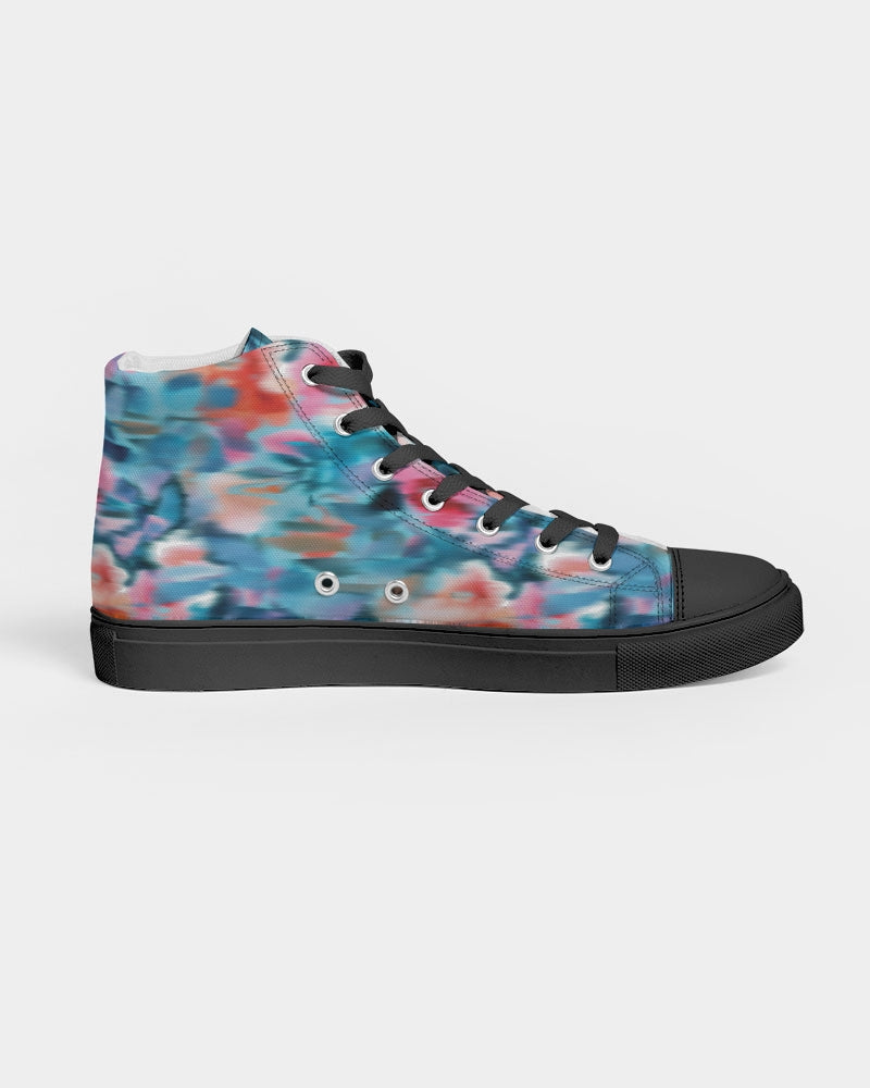 lIVING RELEVANT Women's Hightop Canvas Shoe - Black