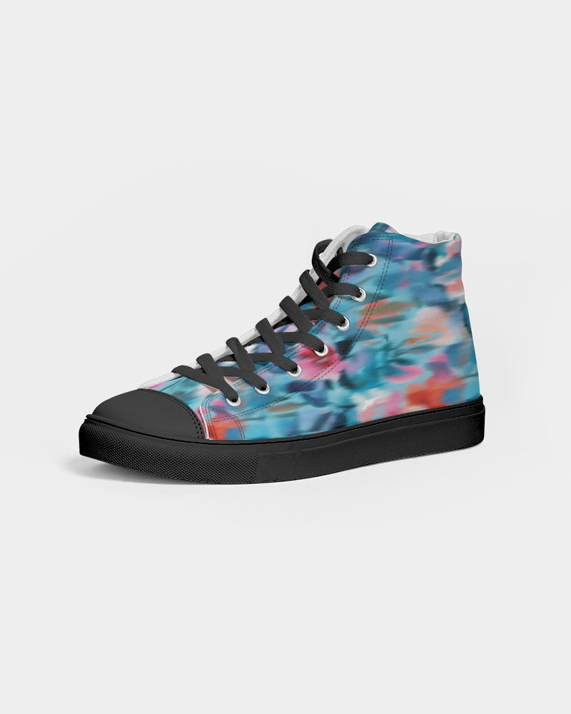 lIVING RELEVANT Women's Hightop Canvas Shoe - Black