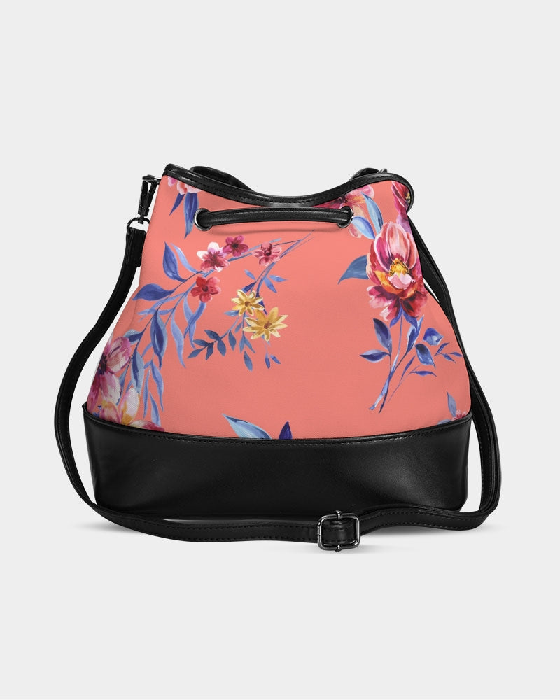 Flower show Mini Drawstring Bucket Bag