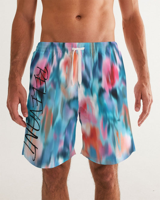 lIVING RELEVANT Men's All-Over Print Swim Trunk