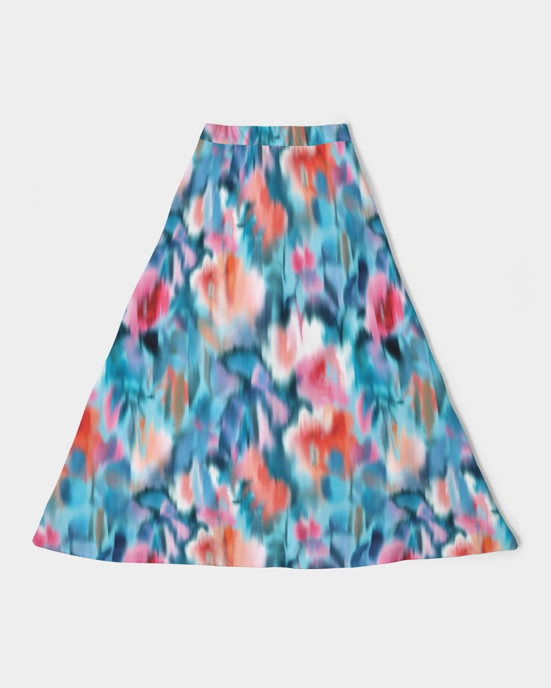 lIVING RELEVANT Women's All-Over Print A-Line Midi Skirt