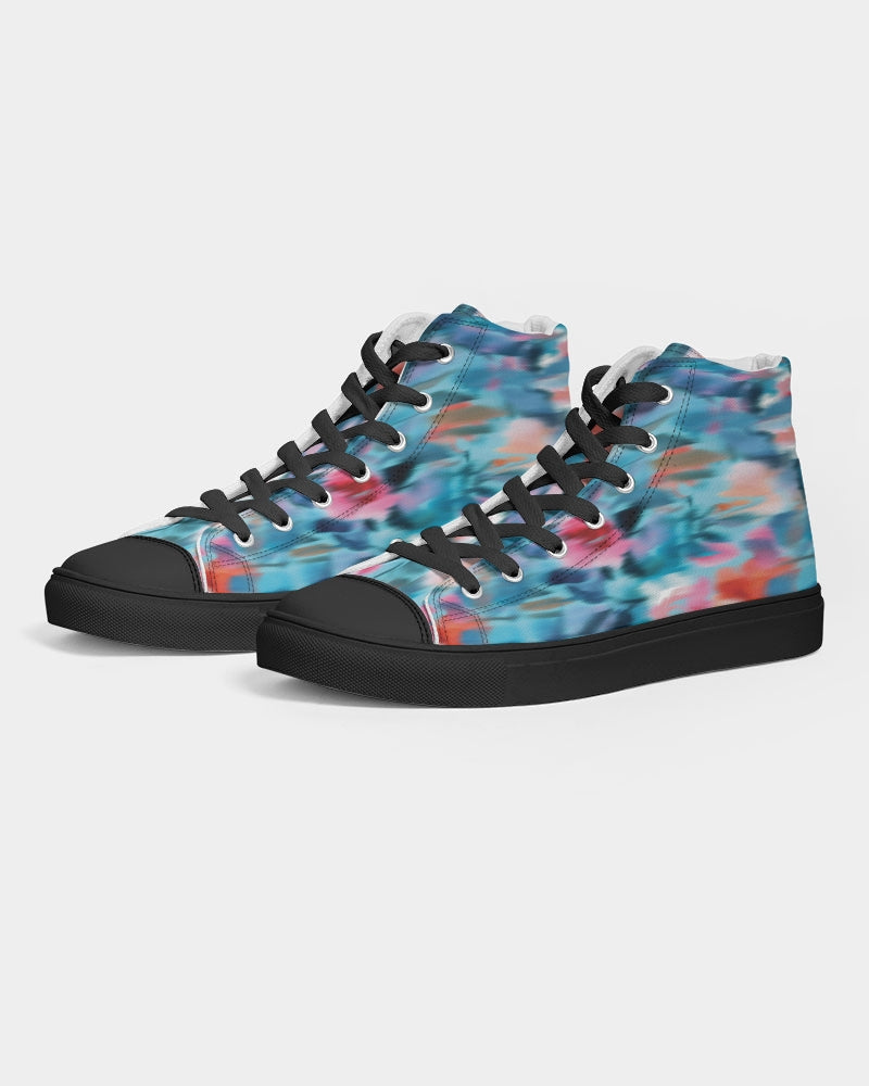 lIVING RELEVANT Women's Hightop Canvas Shoe - Black