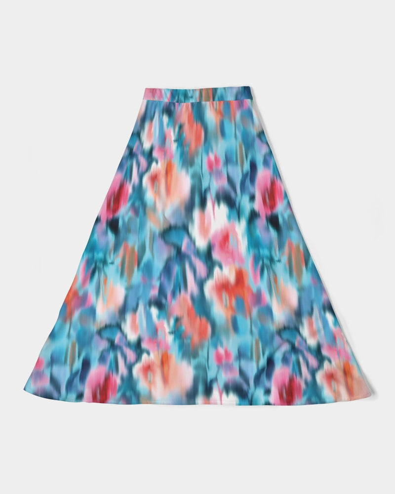 lIVING RELEVANT Women's All-Over Print A-Line Midi Skirt