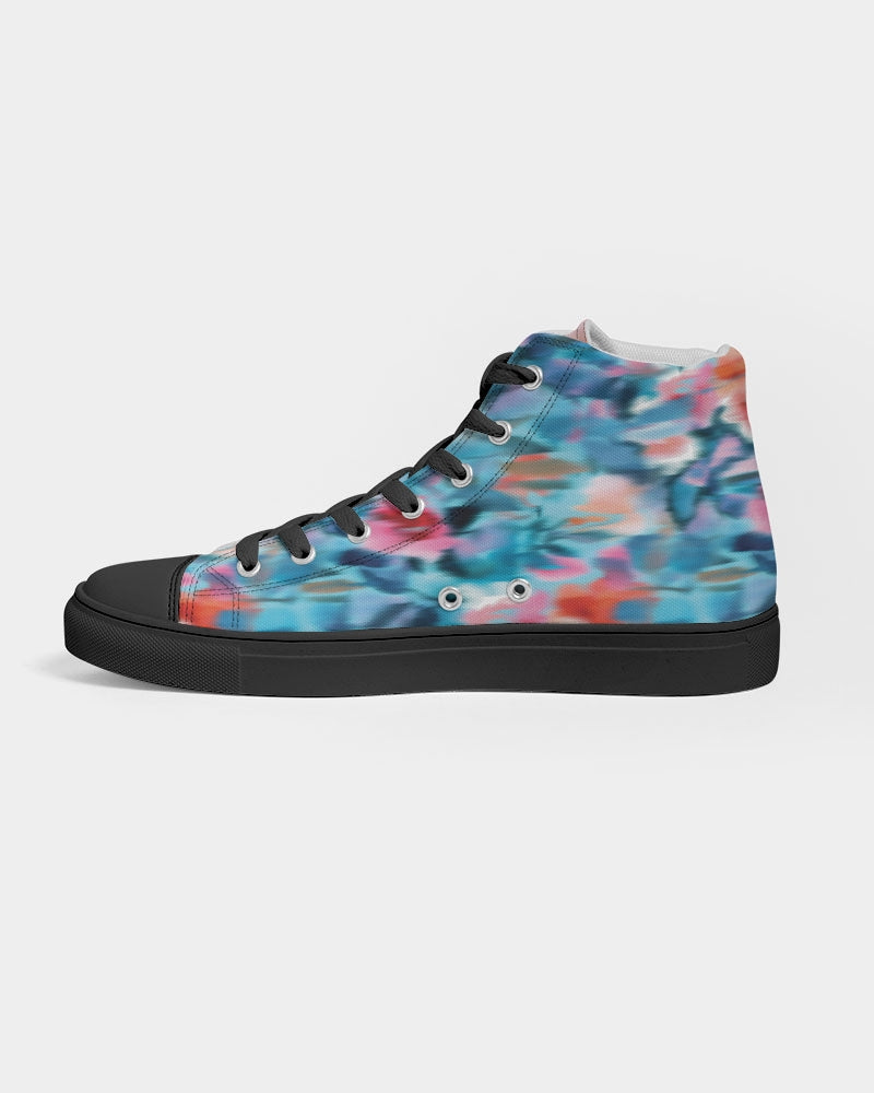 lIVING RELEVANT Women's Hightop Canvas Shoe - Black