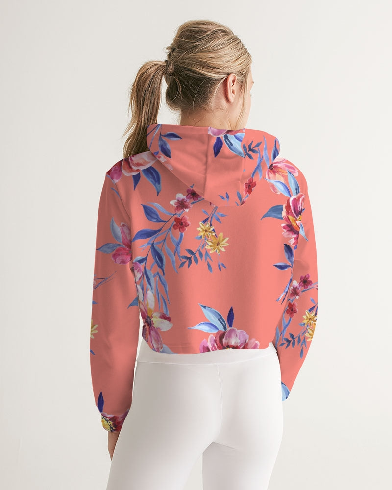 Flower Show Women's Cropped Hoodie