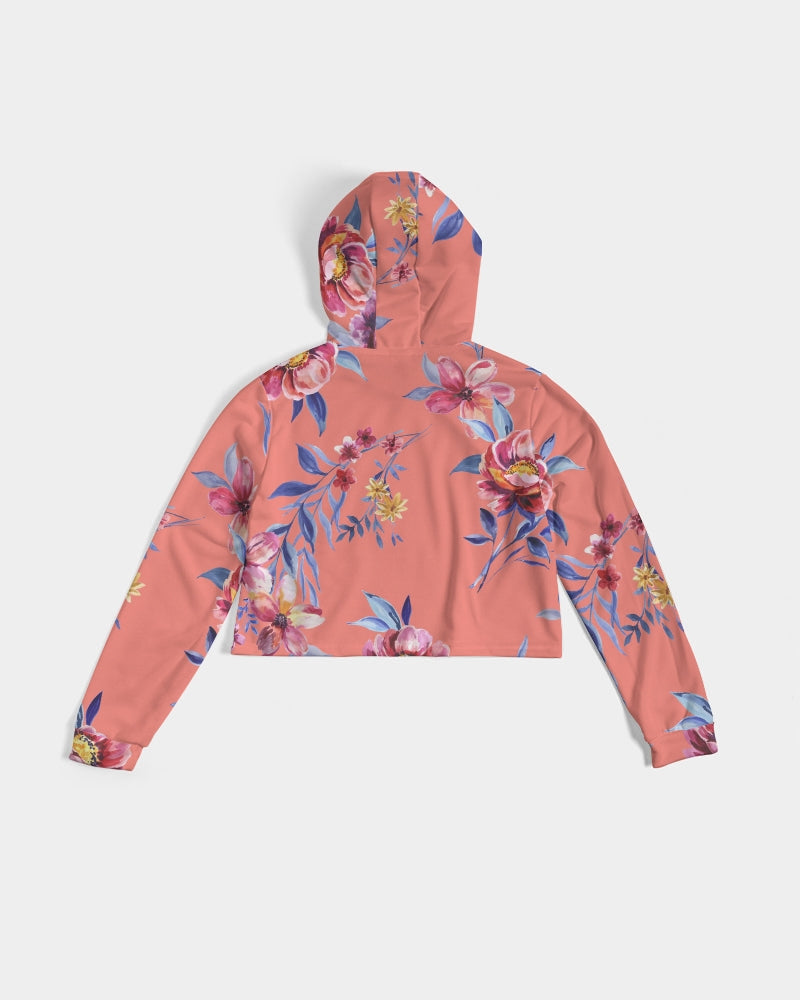 Flower Show Women's Cropped Hoodie