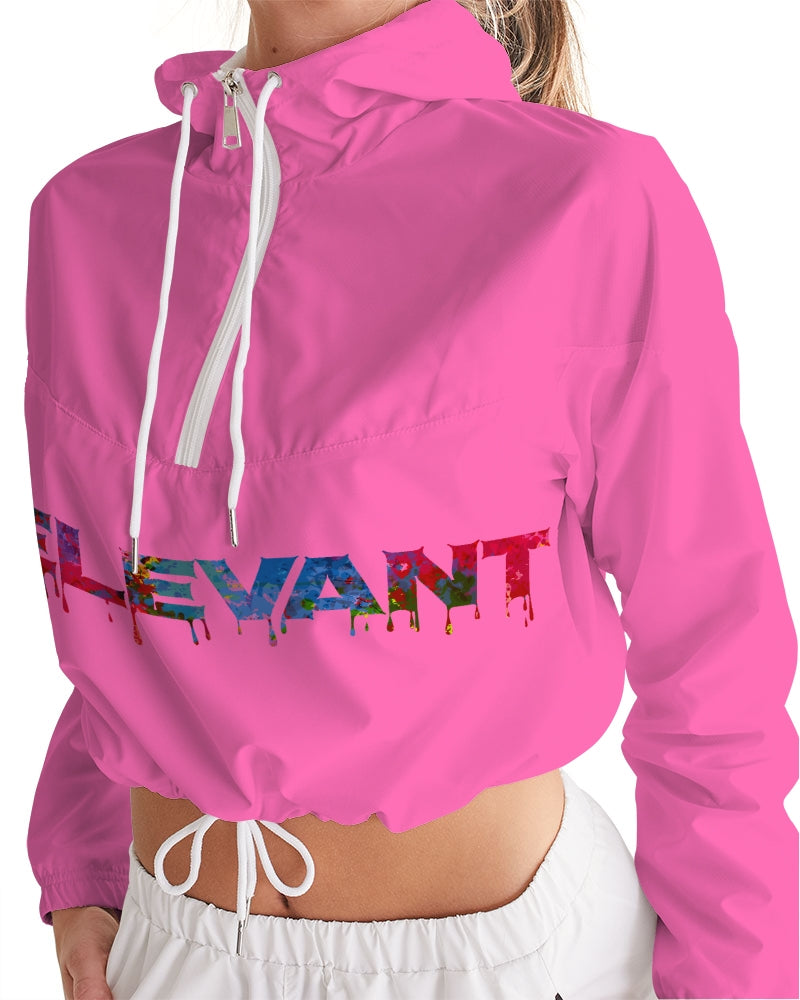 Relevant Overflow Women's Cropped Windbreaker