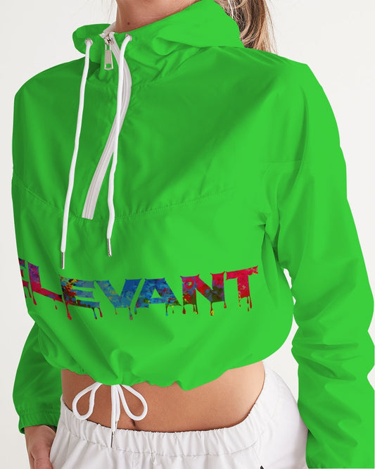 Relevant Overflow Women's Cropped Windbreaker