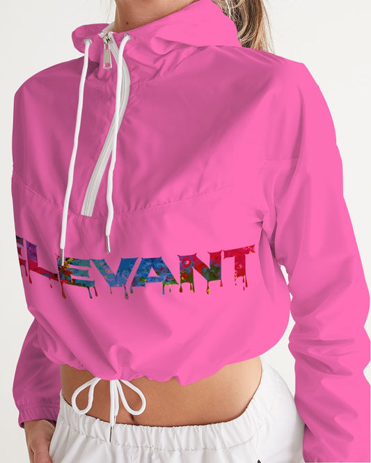 Relevant Overflow Women's Cropped Windbreaker